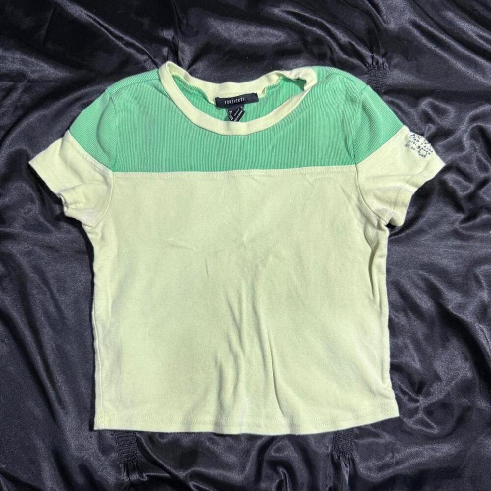 Forever 21 block baby tee